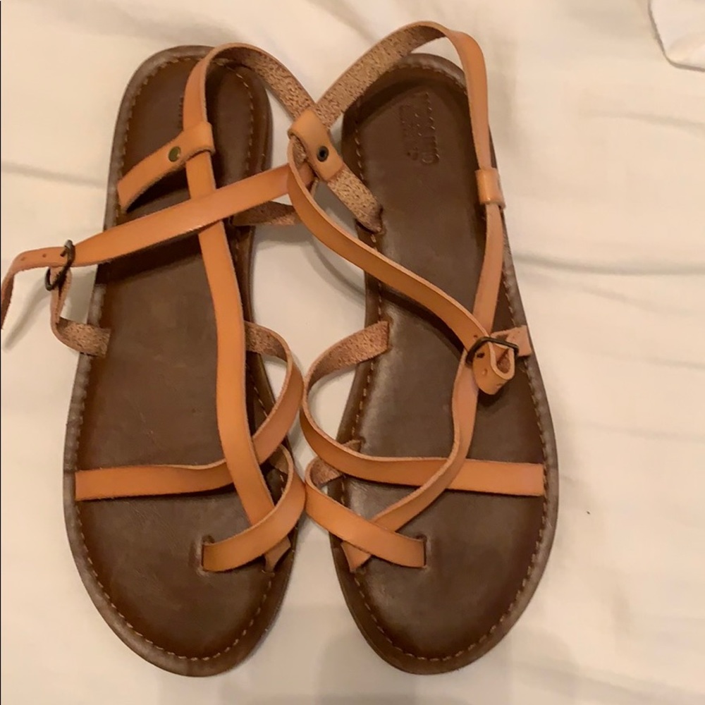 cute tan sandals